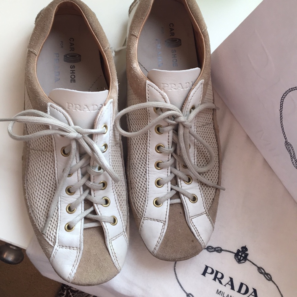 Authentic used Prada Car Shoe size 38.5